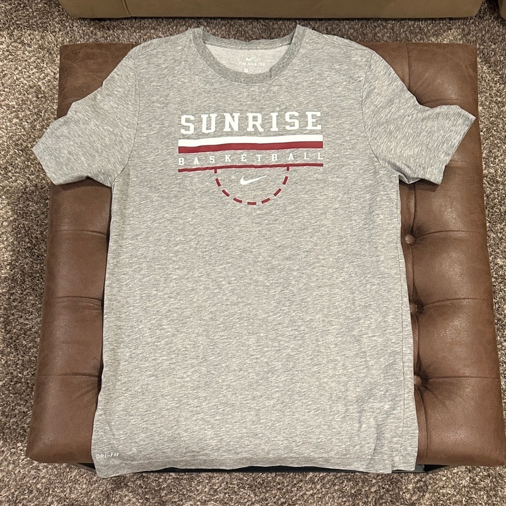 Nike Gray Sunrise Basketball Tee (45)